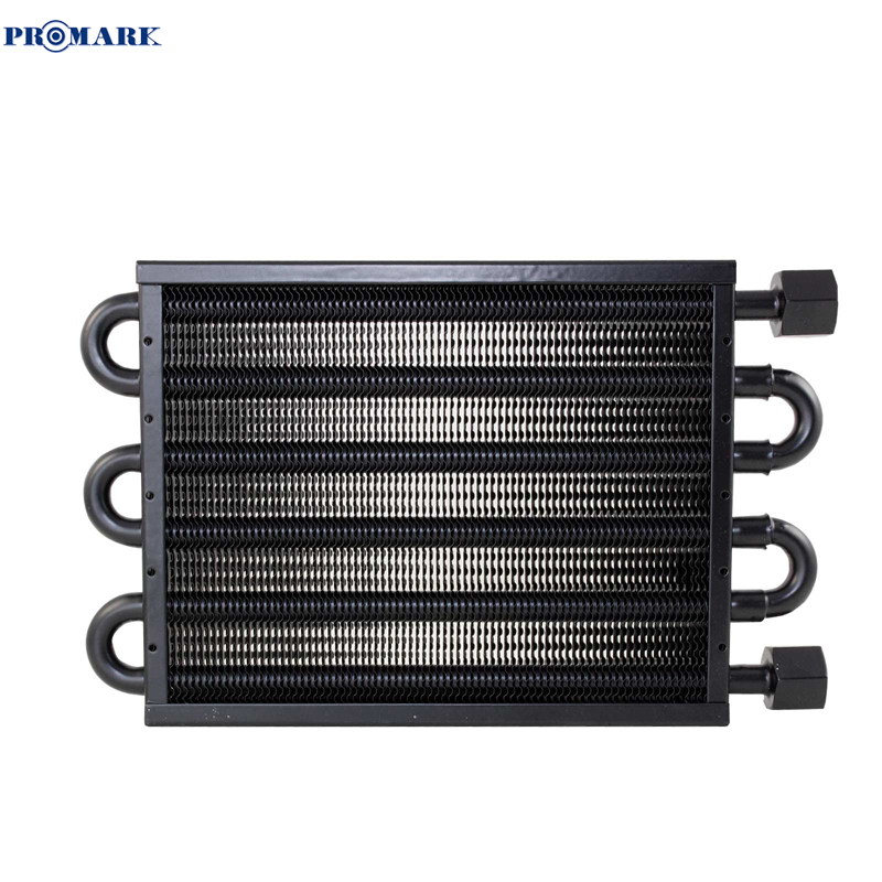 4 Row Universal Transmission Oil Cooler Radiator Converter Kit